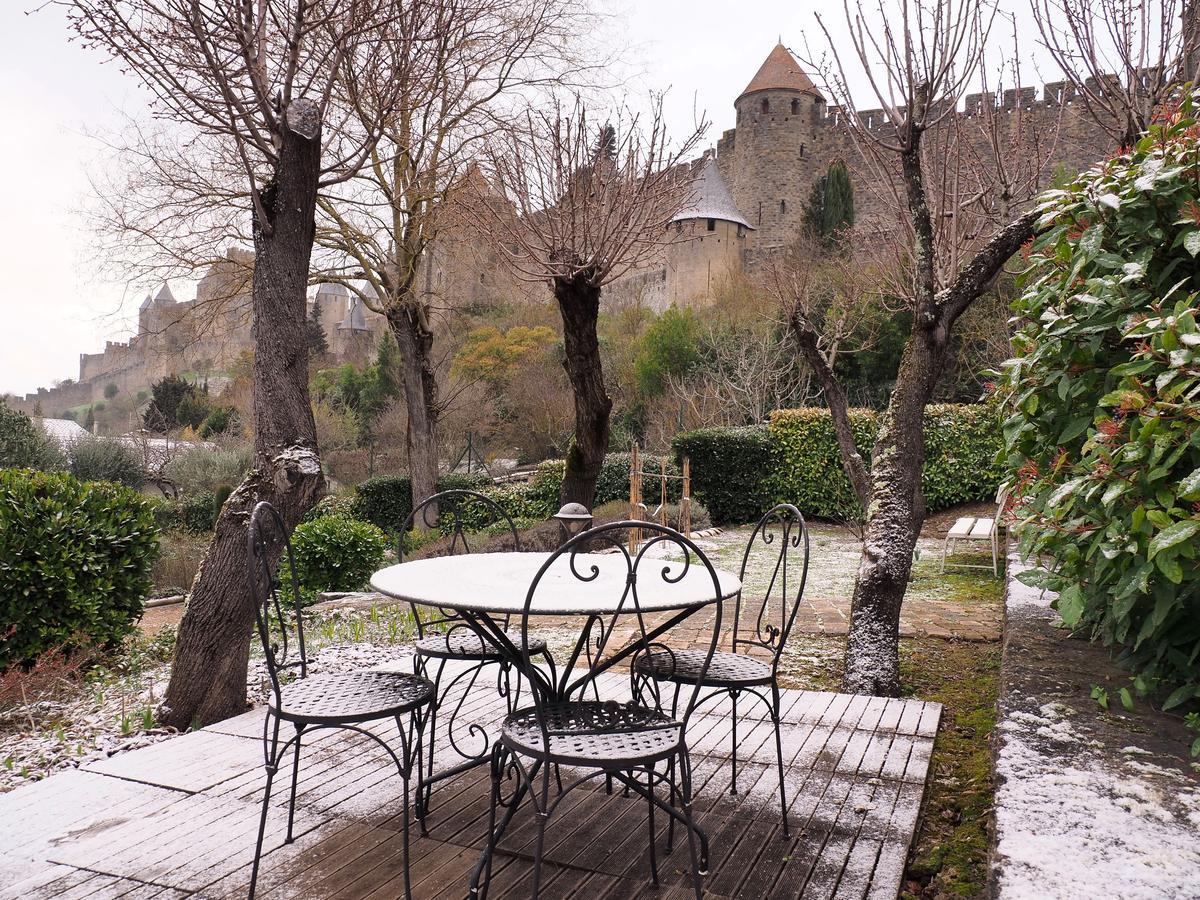 Sous Les Courtines Villa Carcassonne Exteriör bild