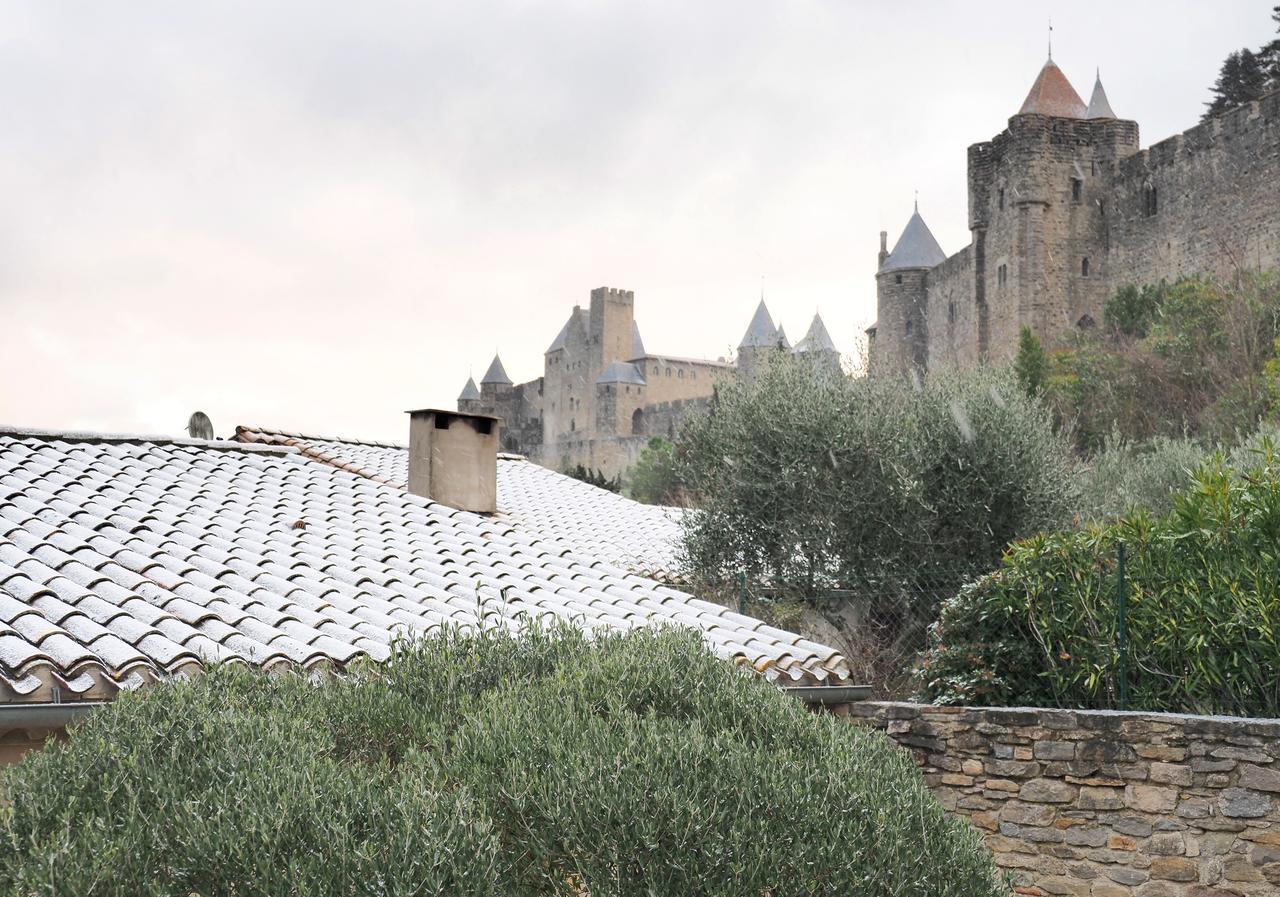 Sous Les Courtines Villa Carcassonne Exteriör bild